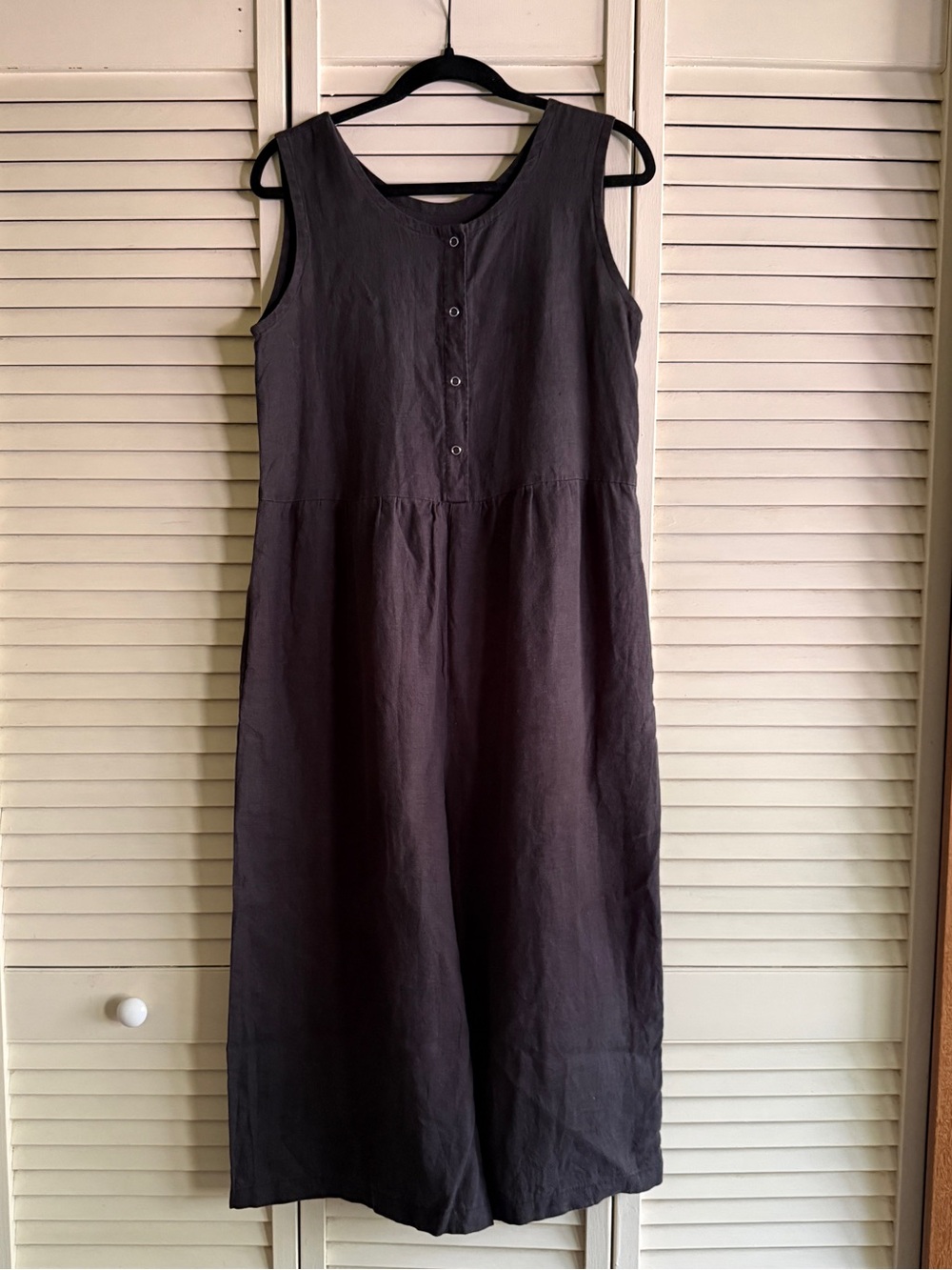 Conscious Clothing Women’s Backyard Jumpsuit, Size Small Color Black